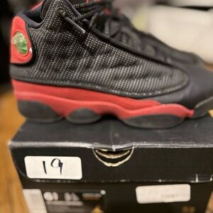 Jordan Air 13 Retro Black and Red Sneakers